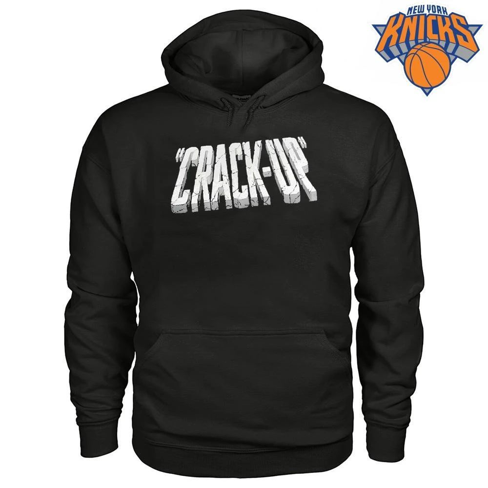 3D Crack Up Cracked Stone Comic Text Streetwear Shirt
