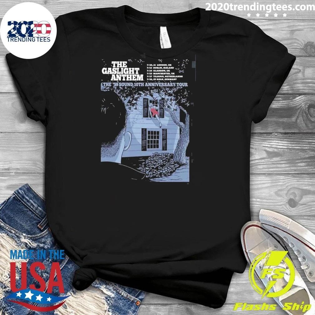 The Gaslight Anthem The 59 Sound 10th Anniversary Tour 2026 Shirt