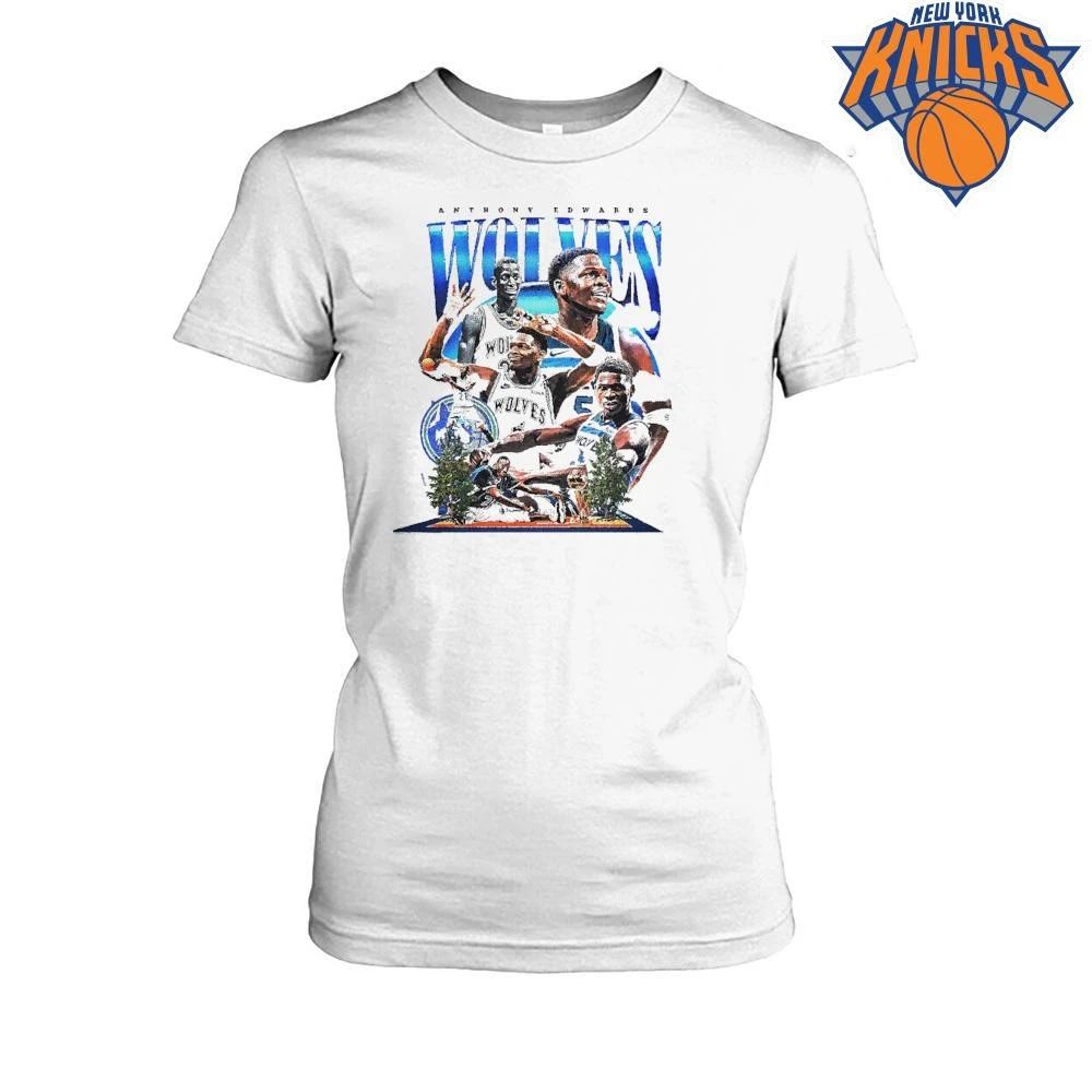 Anthony Edwards Wolves Minnesota Basketball Graphic shirt