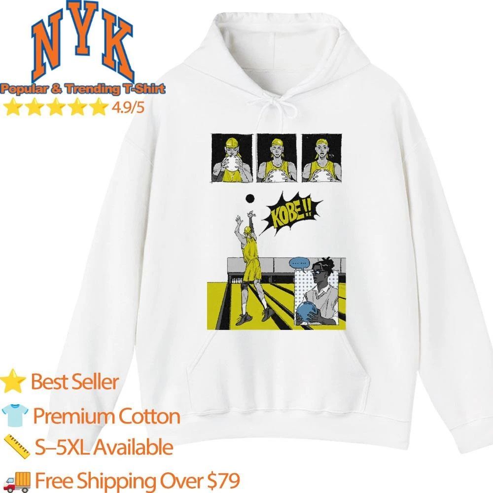 Kobe Bowling Shot Funny Basketball Meme Comic Strip shirt