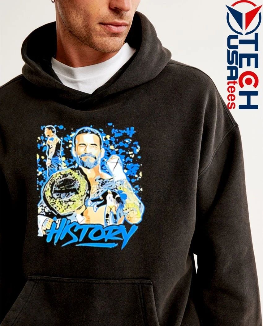 CM Punk History graphic shirt