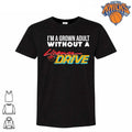 I am a grown adult without a license to drive funny meme shirt