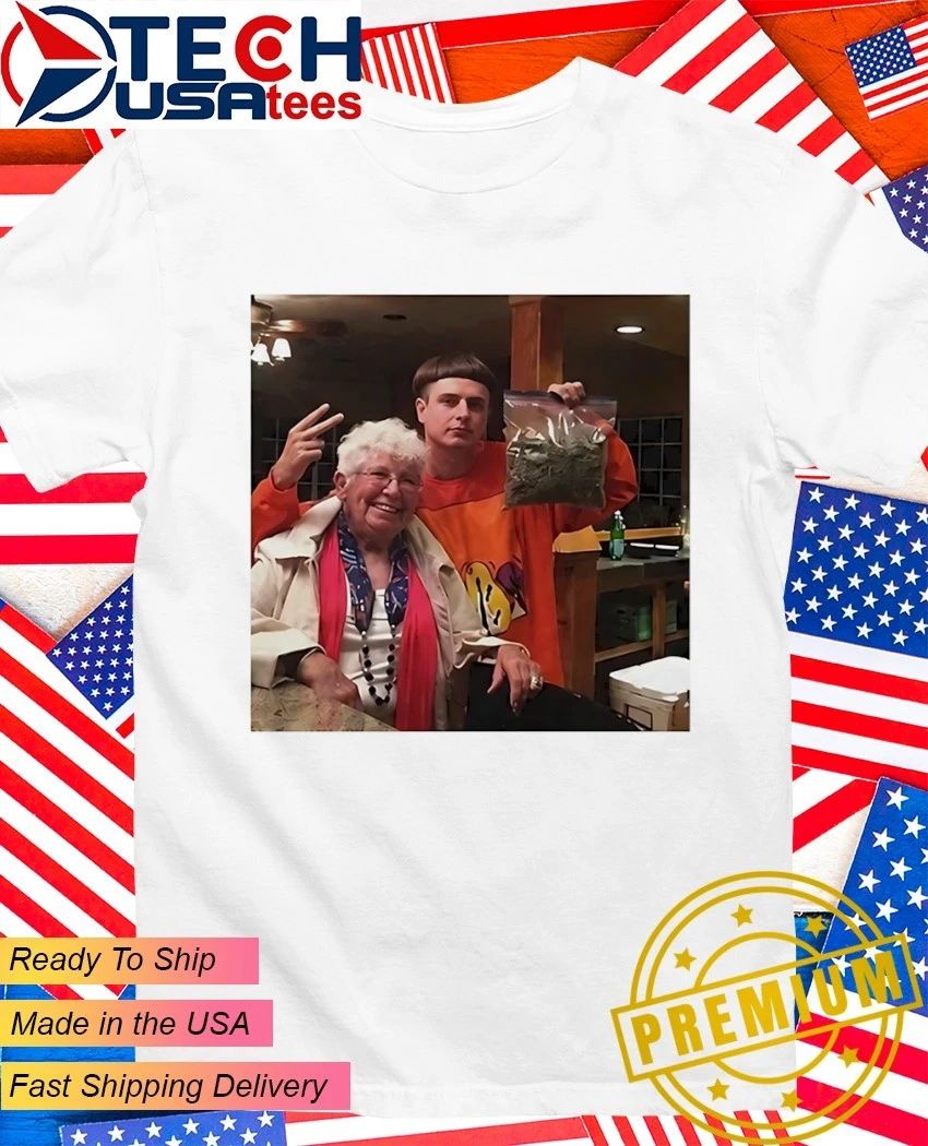 Oliver Tree Memorial Weed Grandma photo shirt