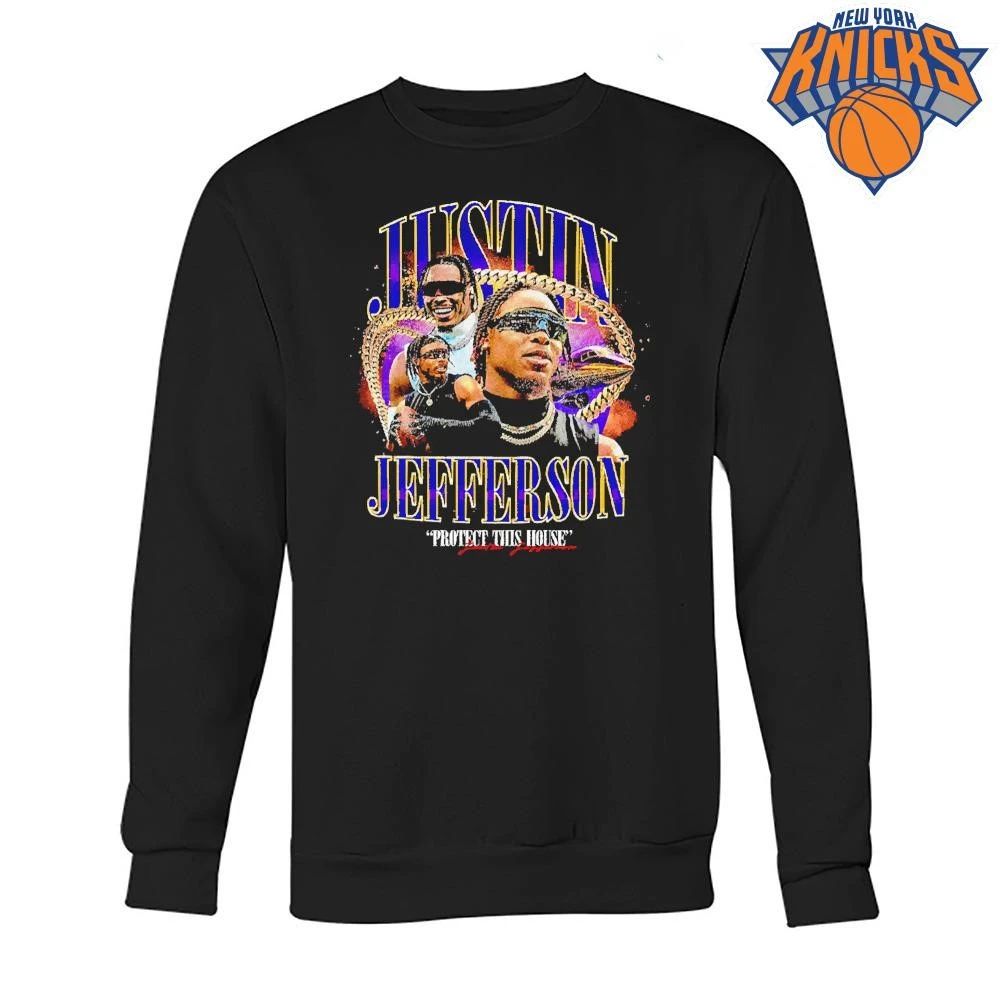 Justin Jefferson Protect This House Vintage 90s Bootleg Rap shirt