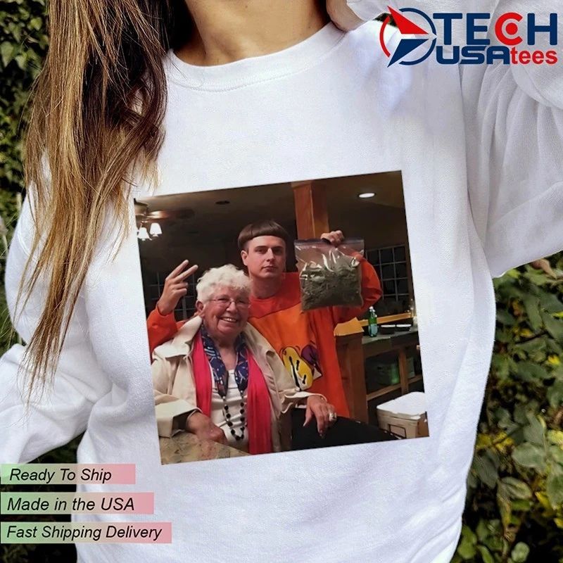 Oliver Tree Memorial Weed Grandma photo shirt