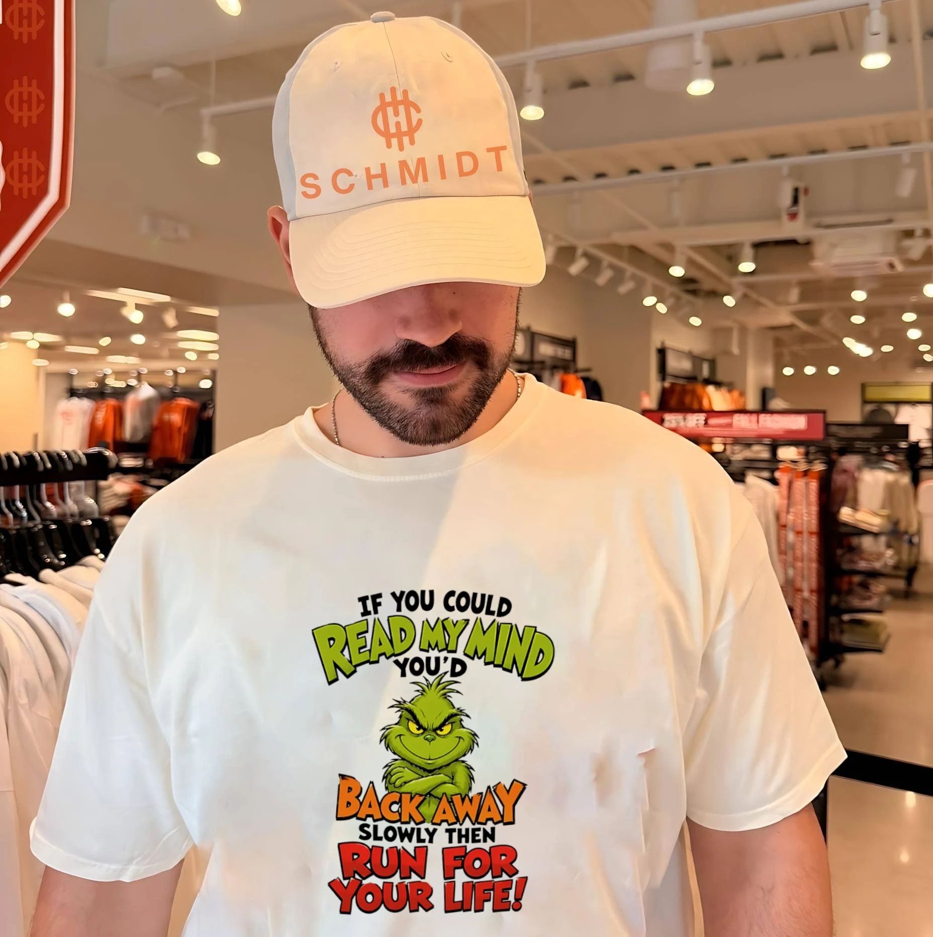 The Grinch If You Could Read My Mind Back Away Slowly Then Run for Your Life shirt
