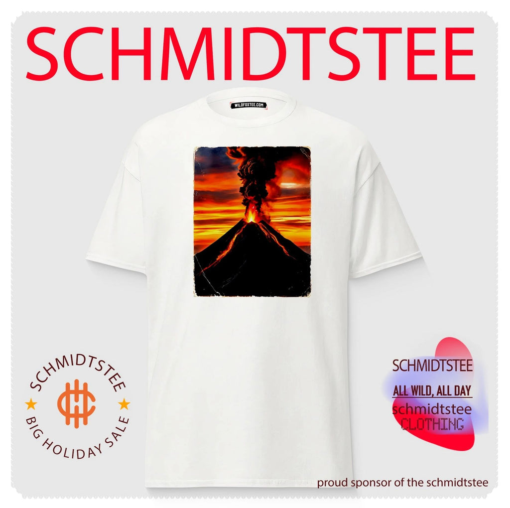 Volcanic eruption sunset landscape volcano shirt