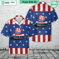 US Air Force Bell UH-1N Twin Huey 1st Helicopter Squadron Hawaiian Shirt