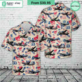 US Air Force Lockheed MC-130 4th Of July Hawaiian Shirt