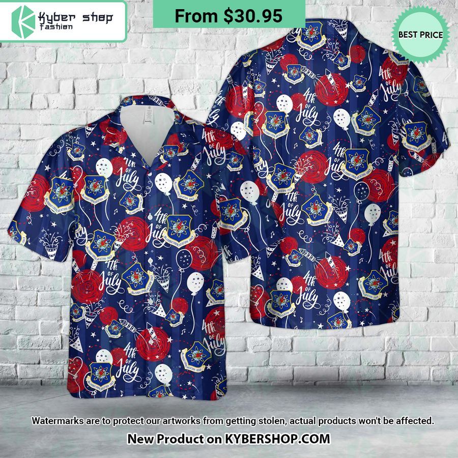 US Air Force Texas Air National Guard 254 CCG Hawaiian Shirt