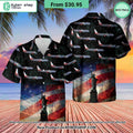 US Airlines Boeing 737-823 4th of July Hawaiian Shirt