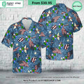 US Army 75th Ranger Regiment 4th Of July Hawaiian Shirt