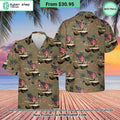 US Army M109 Paladin Tank 4th Of July Hawaiian Shirt