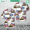 US Army M1A1 Abrams Tank Independence Day Hawaiian Shirt