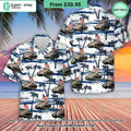 US Army M4A376W HVSS 4th Of July Hawaiian Shirt