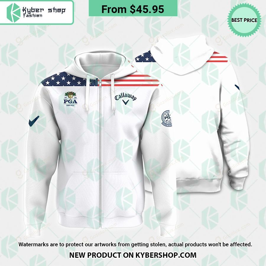 US Flag PGA Callaway Polo Shirt