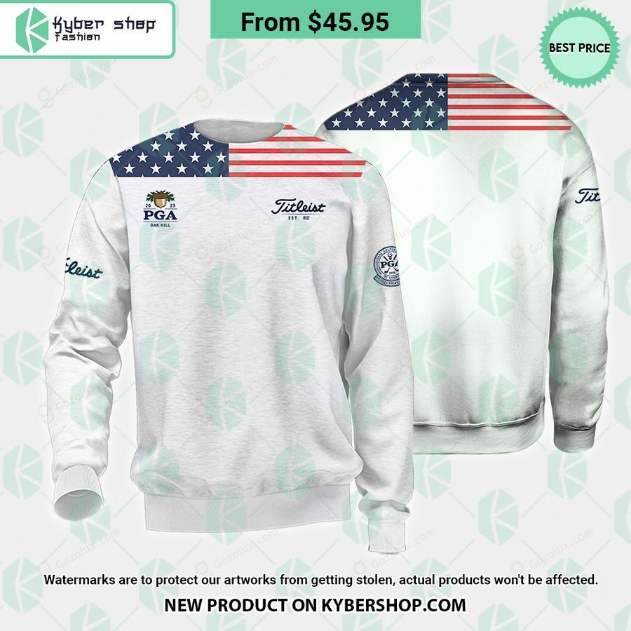 US Flag PGA Titleist Polo Shirt