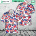 US Navy CMV-22B logistics aircraft 4th Of July Hawaiian Shirt