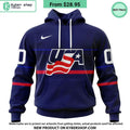 USA Hockey Away Personalized Shirt, Hoodie