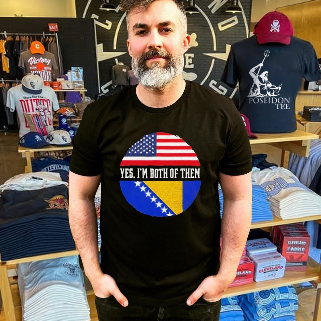 Usa Vs Bosnia Yes I’m Both Of Them T-shirt