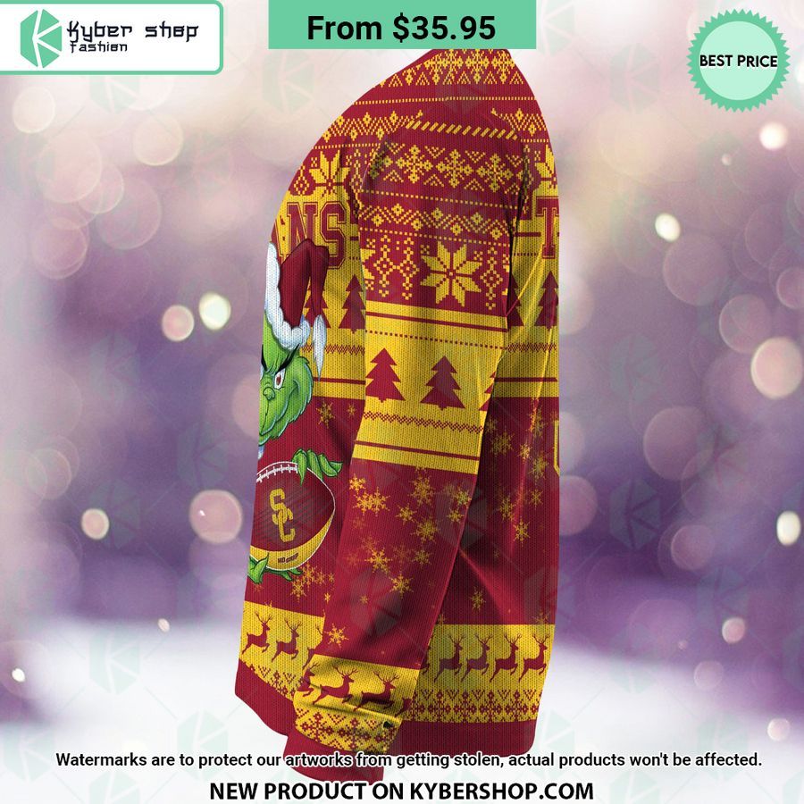 USC Trojans Grinch Christmas Sweater