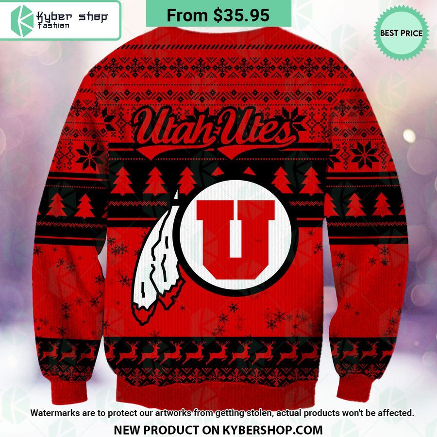 Utah Utes Grinch Christmas Sweater