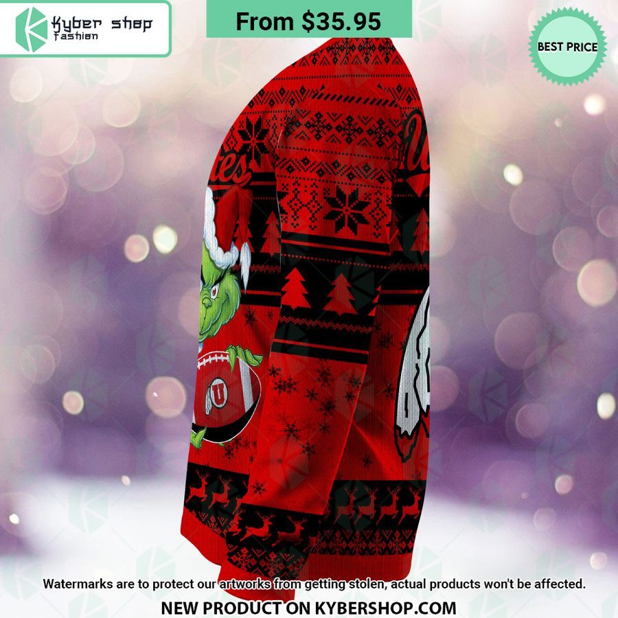 Utah Utes Grinch Christmas Sweater