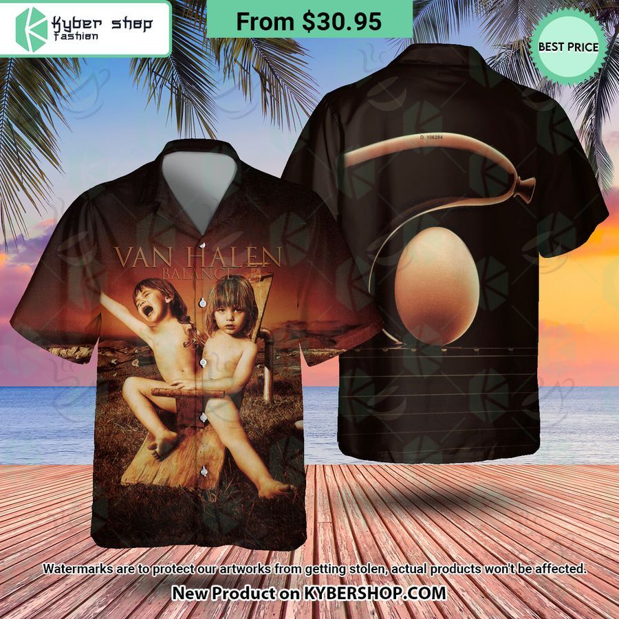 Van Halen Balance Album Hawaiian Shirt