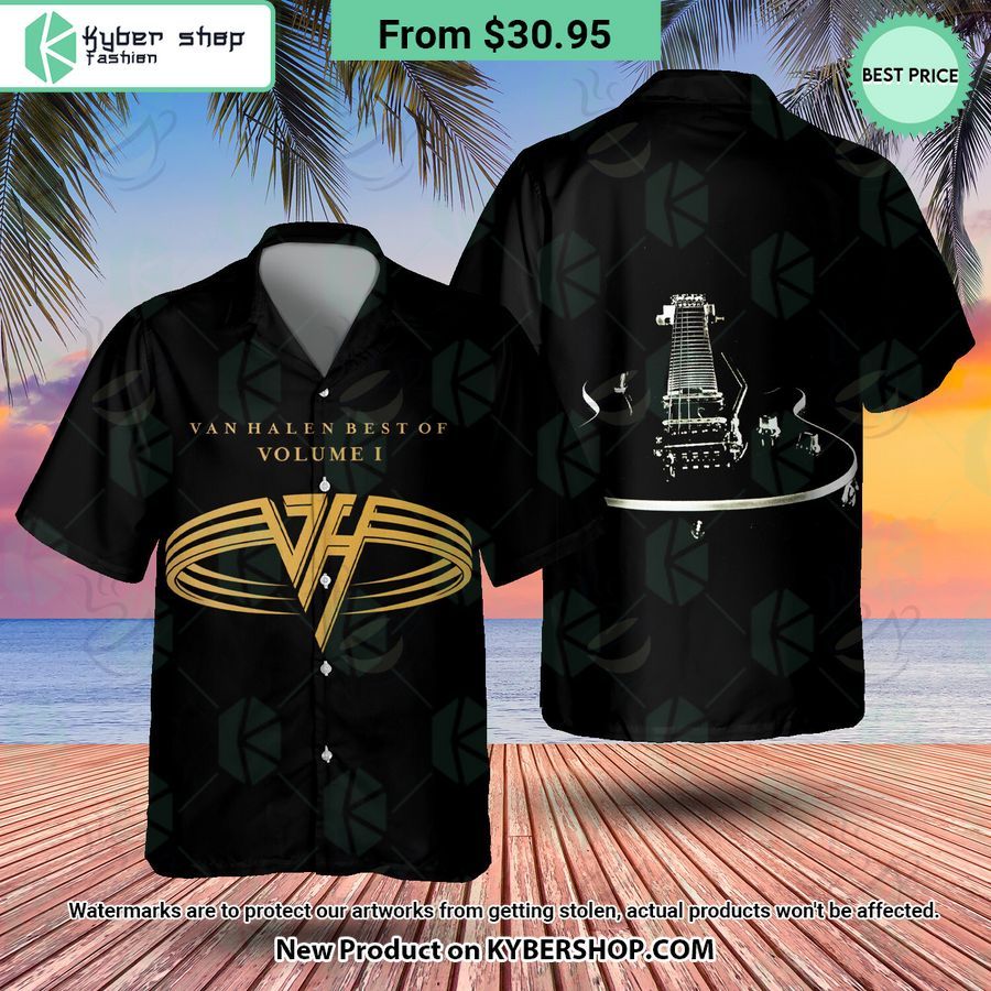 Van Halen Best Of Volume I Album Hawaiian Shirt