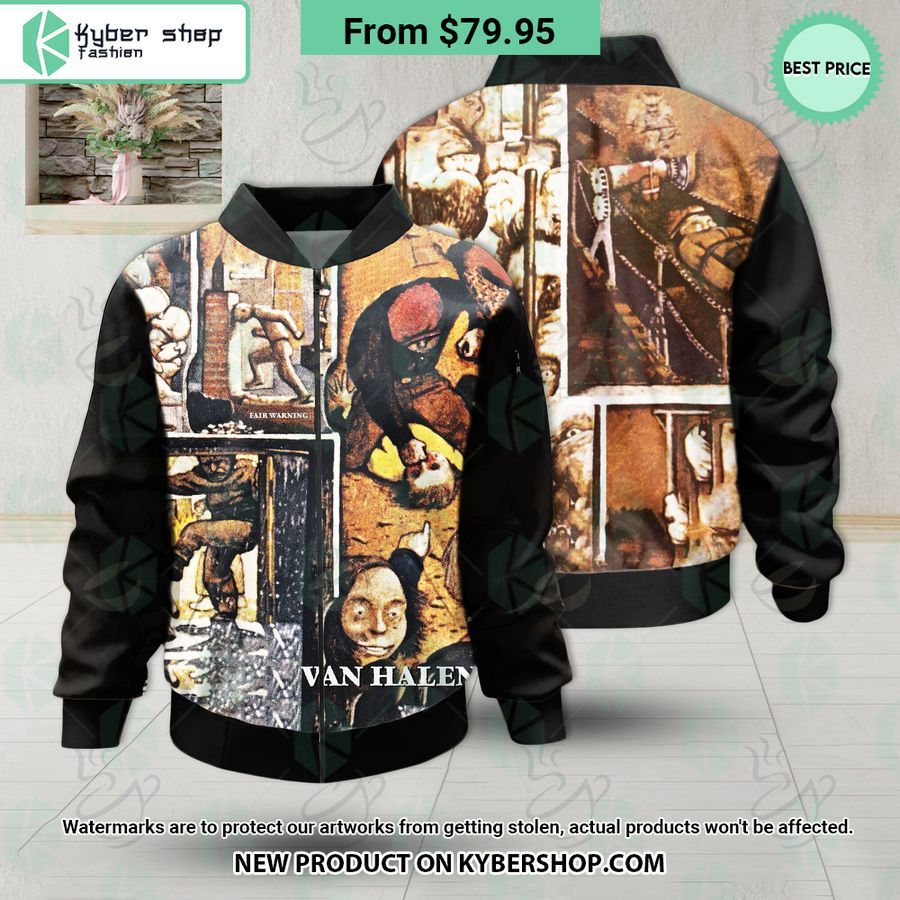 Van Halen Fair Warning Album Bomber Jaket