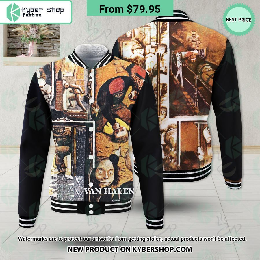 Van Halen Fair Warning Album Bomber Jaket