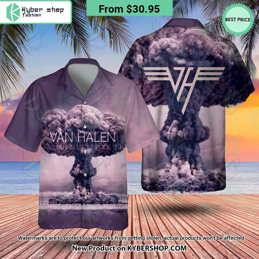 Van Halen Fallout In Little Rock ’79 Album Hawaiian Shirt