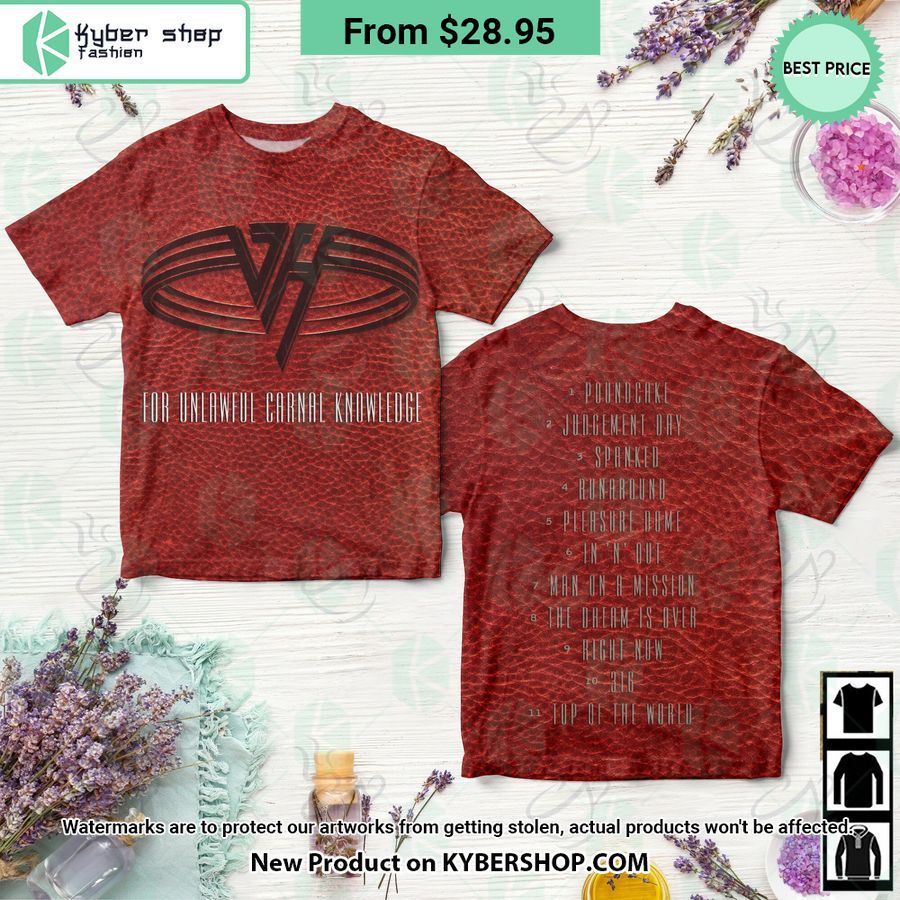 Van Halen For Unlawful Carnal Knowledge Album Shirt, Hoodie, Tank Top