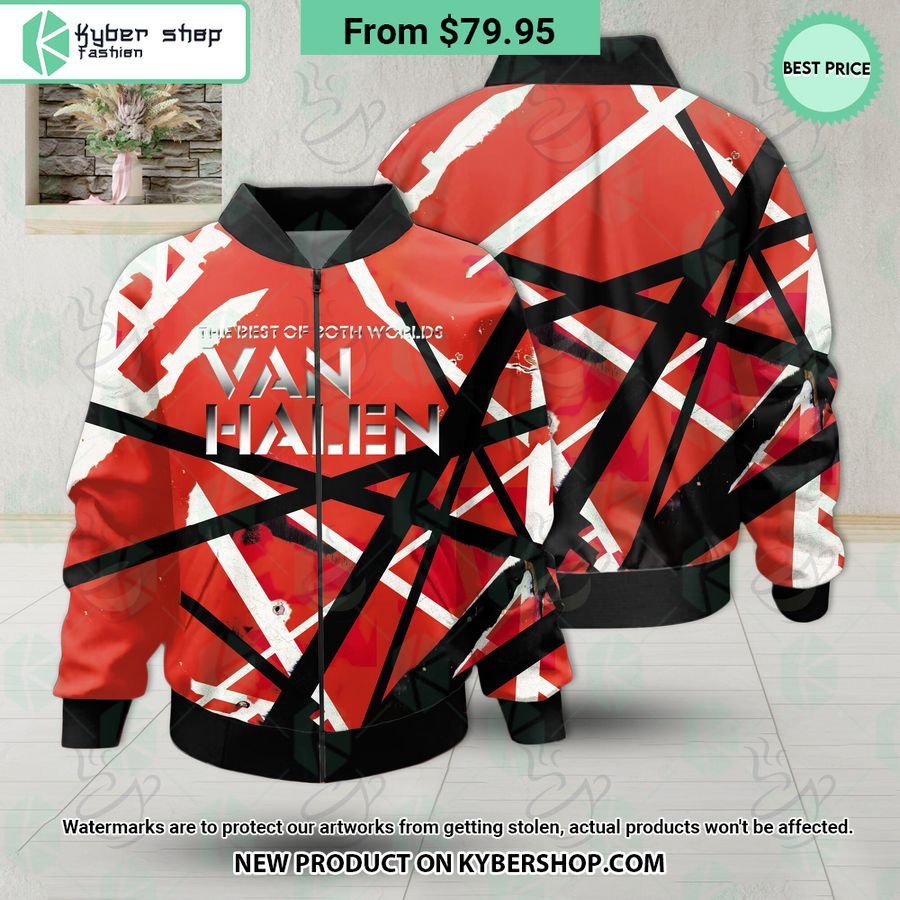 Van Halen The Best Of Both Worlds Album Bomber Jaket