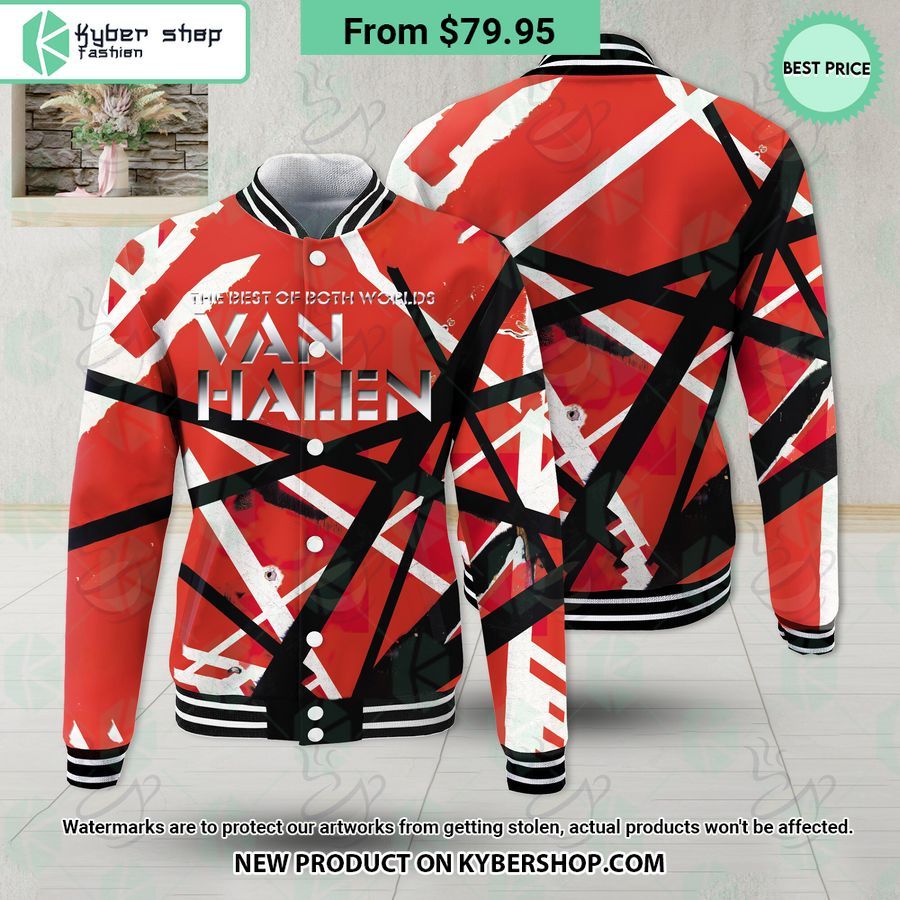 Van Halen The Best Of Both Worlds Album Bomber Jaket