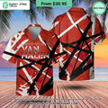 Van Halen The Best Of Both Worlds Album Hawaiian Shirt