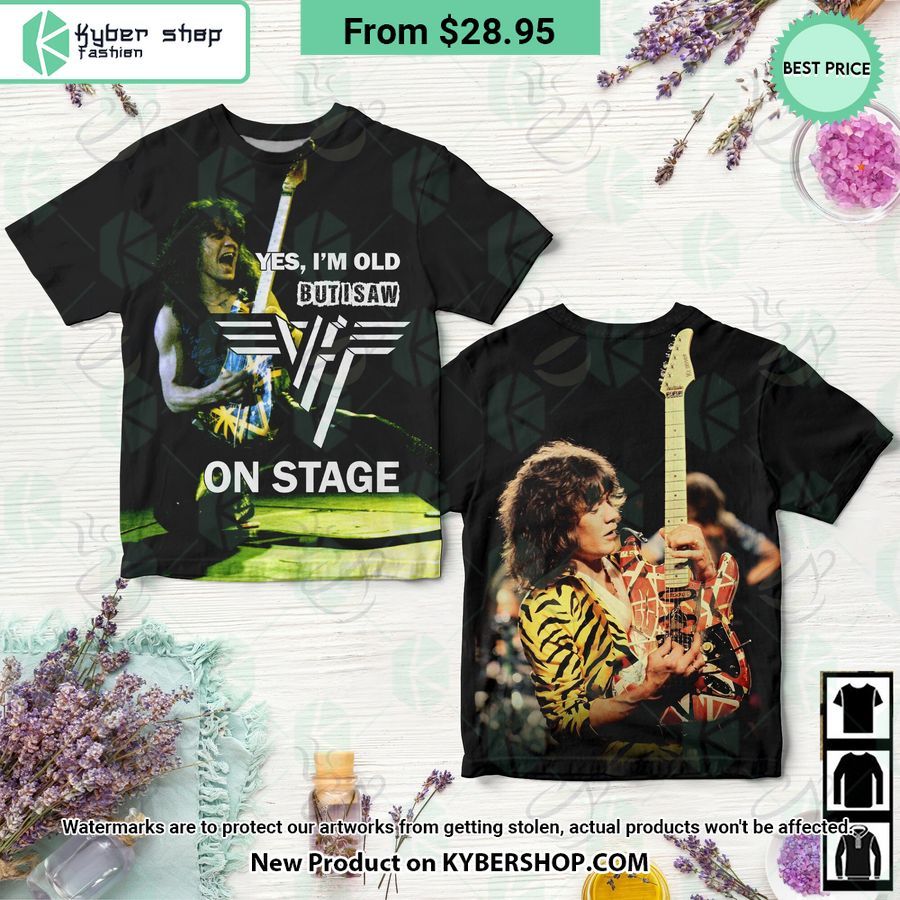 Van Halen Yes I’M Old But I Saw On Stage Shirt, Hoodie, Tank Top