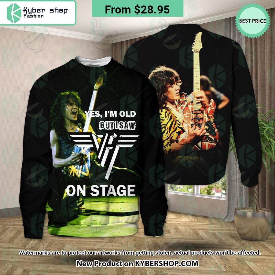 Van Halen Yes I’M Old But I Saw On Stage Shirt, Hoodie, Tank Top
