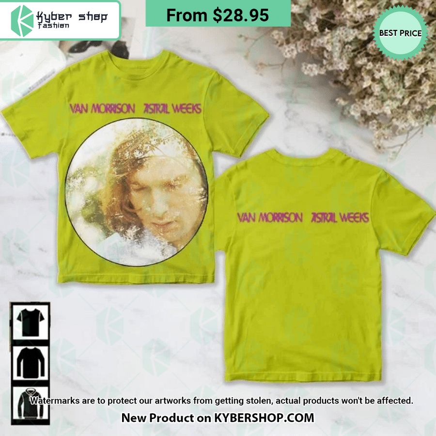 Van Morrison Astral Weeks Album Cover Shirt