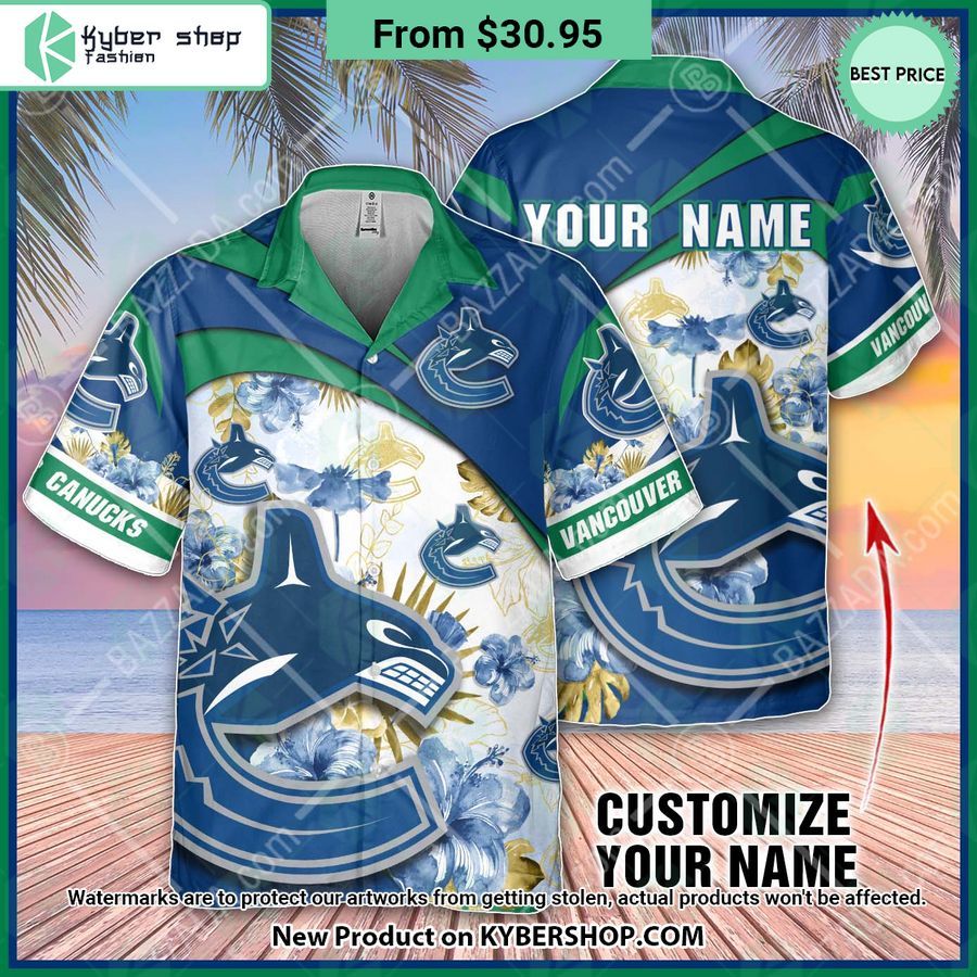 Vancouver Canucks custom personalized Hawaiian Shirt