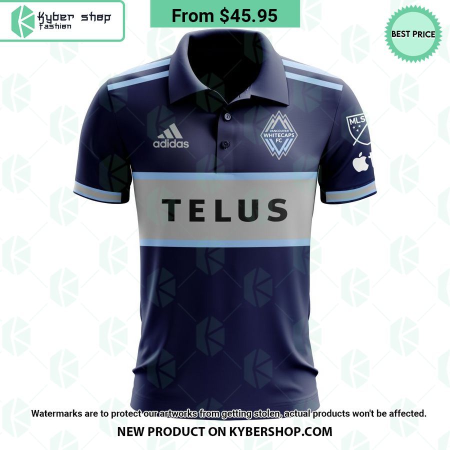 Vancouver Whitecaps FC 2023 Away The Hoop X This City CUSTOM Polo Shirt