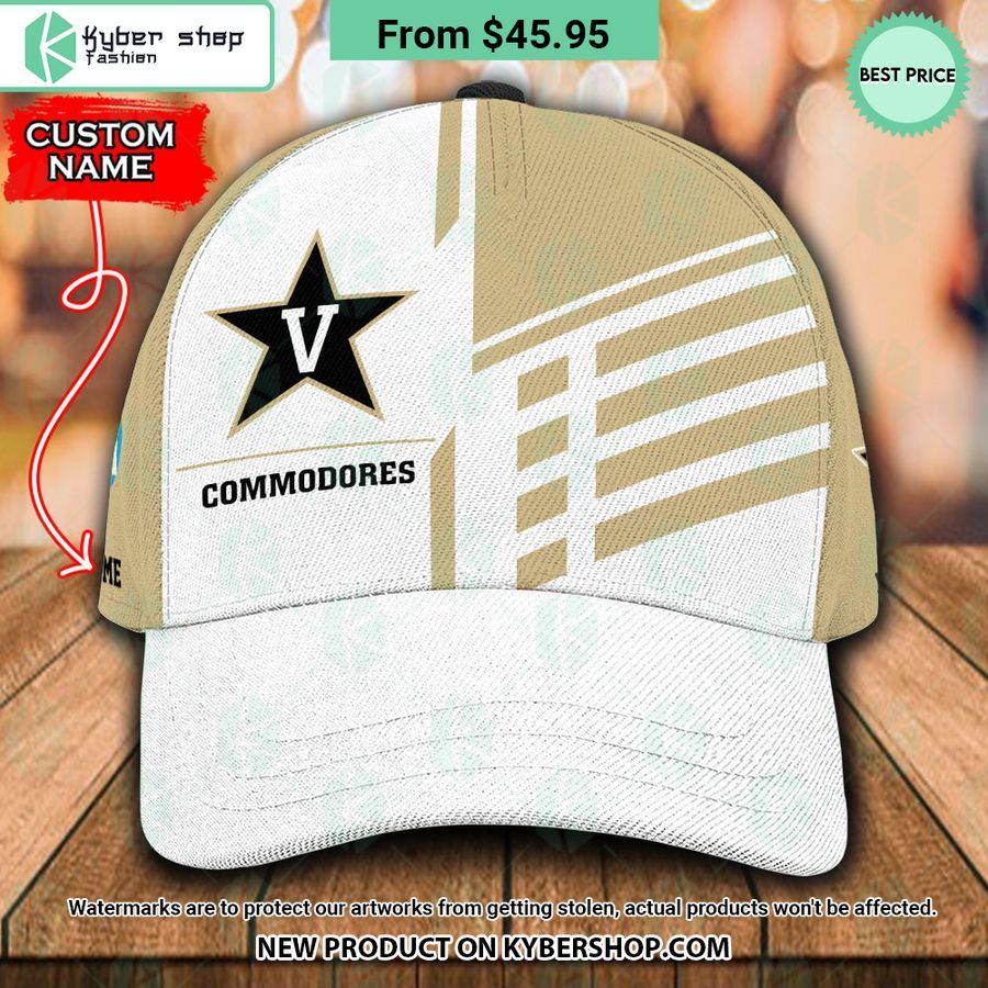 Vanderbilt Commodores CUSTOM Polo Shirt, Cap