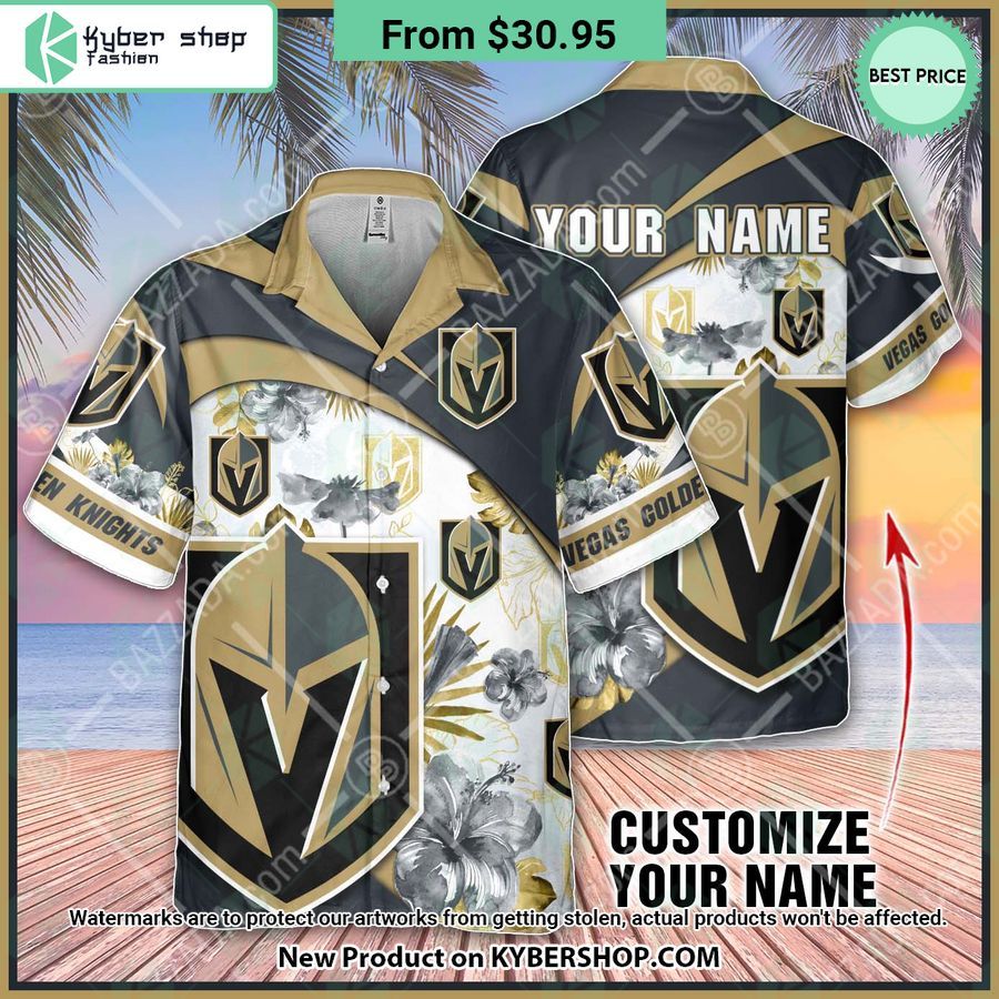 Vegas Golden Knights custom personalized Hawaiian Shirt
