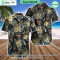 Vegas Golden Knights Flowers Hawaiian Shirt