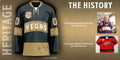 Vegas Golden Knights Heritage Concepts team logo Hockey Jersey