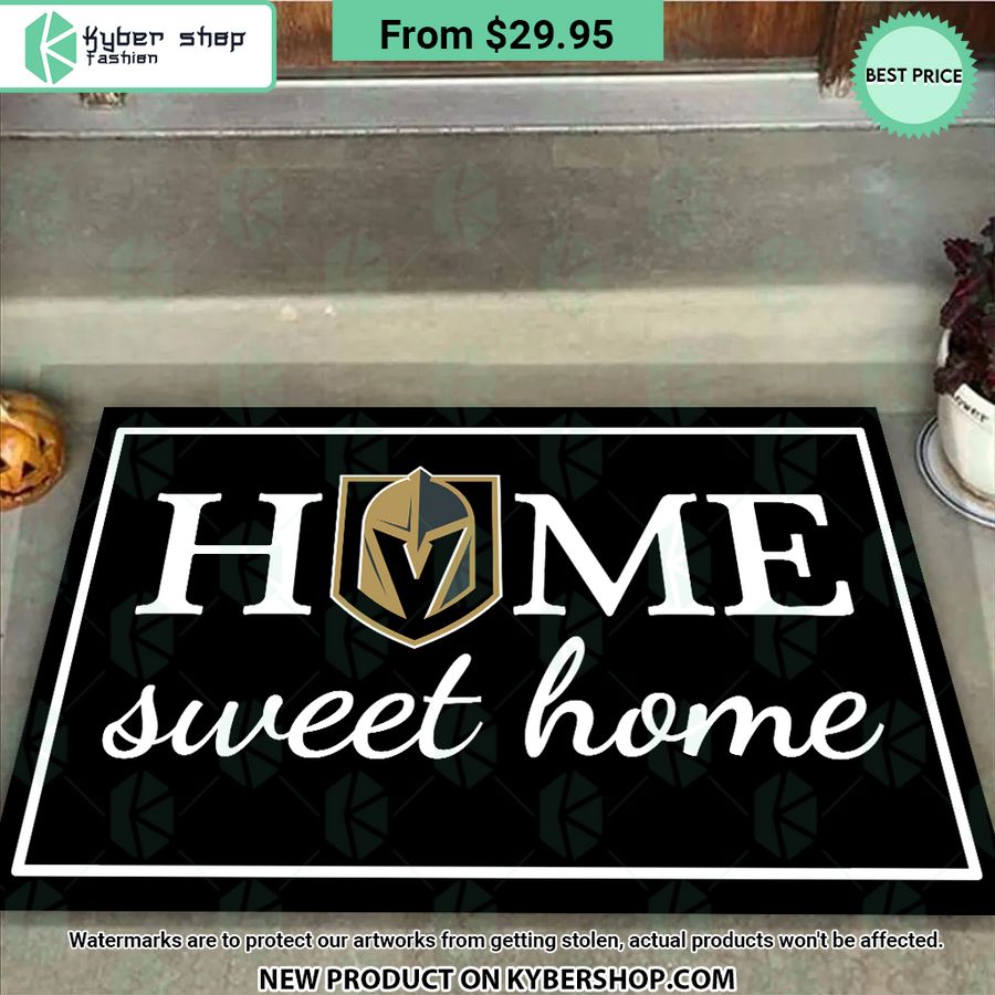 Vegas Golden Knights Home Sweet Home Doormat