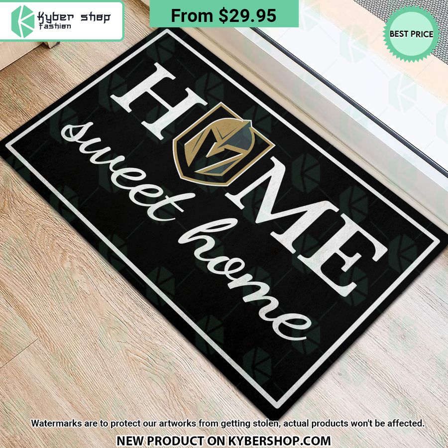Vegas Golden Knights Home Sweet Home Doormat