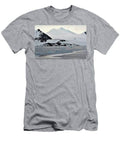 View Of Freezing Ice And Icebergs Near Mountainous Antarctica T-Shirt