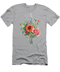 Vintage Old Floral Clip Art. T-Shirt