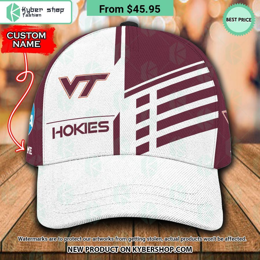 Virginia Tech Hokies CUSTOM Polo Shirt, Cap